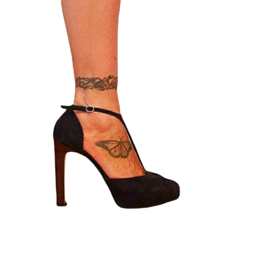 Charles David Navy Mary Jane Pumps